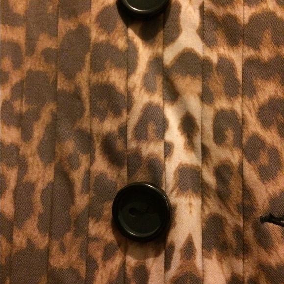Free People Cheetah Print Trench Coat - Picture 2 of 10
